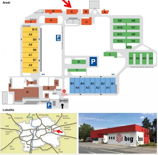 Pronájem Vytápěného skladu 272 m2, Praha 9 – Horní Počernice