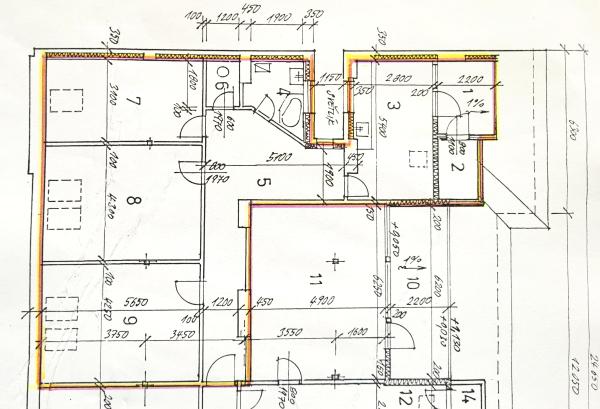 Pronájem hezkých kanceláří po rek., 119 m2, P8 – Karlín